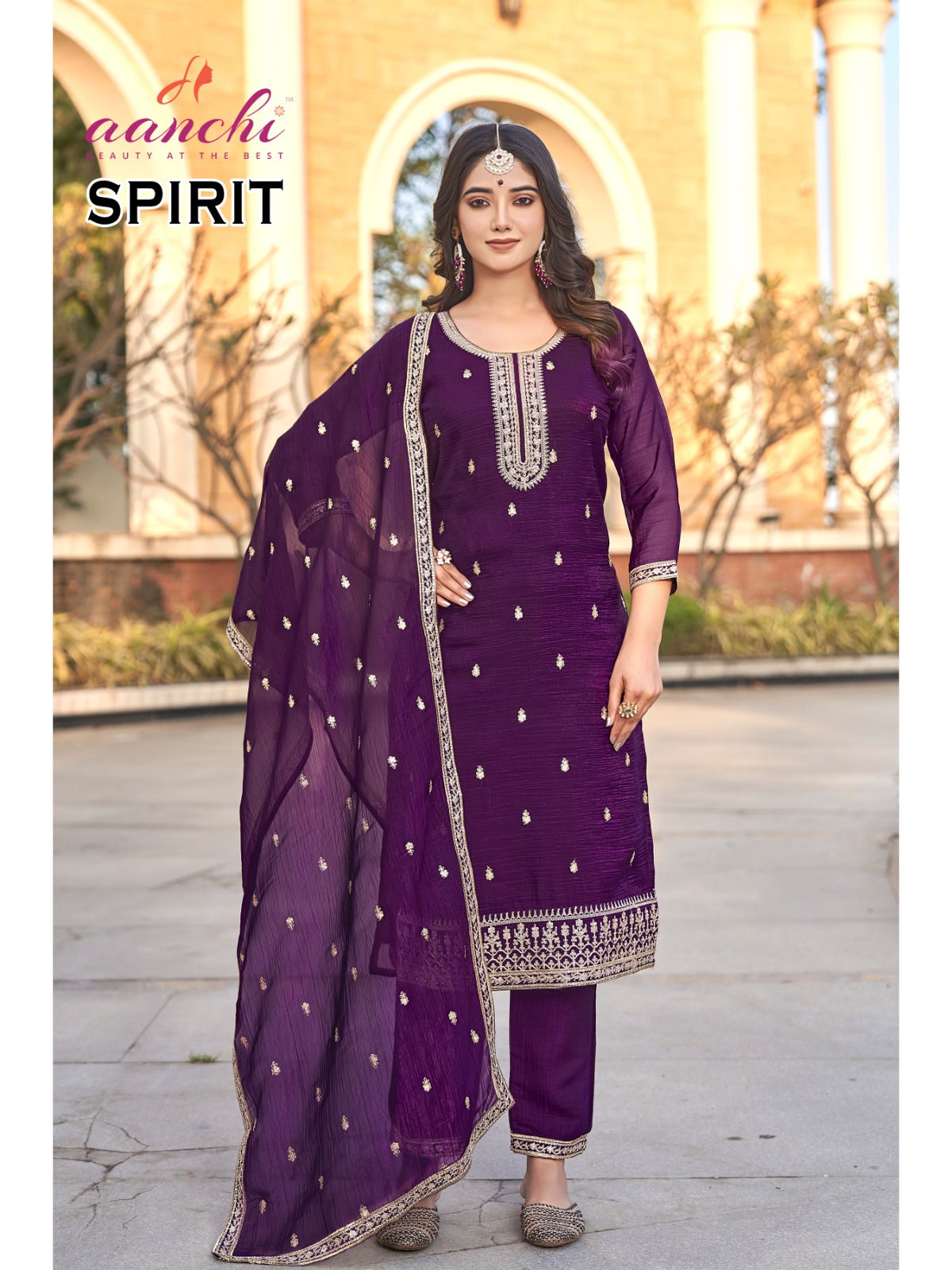 Spirit By Aanchi Crunchy Kurti With Bottom Dupatta Orders In India